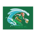 Surfing Irish Leprechaun postcards