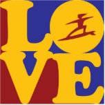 Surfing Love photo sculptures