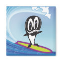 Surfing Orca Magnet