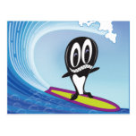 Surfing Orca Postcard