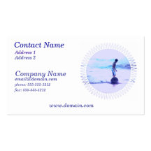 Surfing Photo Design Business Card