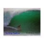 Surfing Pipeline  , North Shore, Oahu Post Card