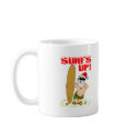 Surfing Santa mugs