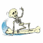 sUrFiNg SkELeToN photo sculptures