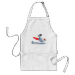 Surfing Snowman Aprons