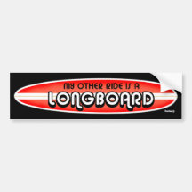 Surfing sticker bumper sticker