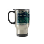 Surfing Surfer Tube Ride Ocean Wave Travel Mug Art