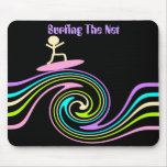 Surfing The Net mousepads