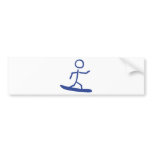 surfing wave surf bumper stickers