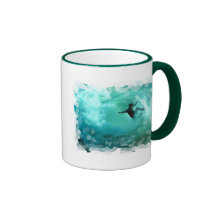 Surfing Wipeout Coffee Mug
