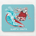 Surf'n Santa mousepads