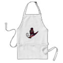 SURFS UP DUDE STATIC PATTERN aprons