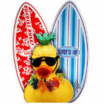 Surf's Up Statue Photo Cut Out