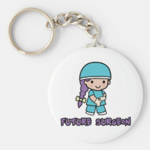 Surgeon (girl) keychain
