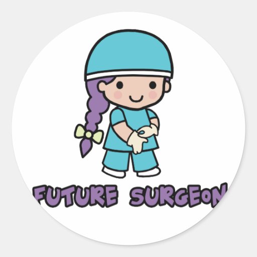 Surgeon (girl) sticker