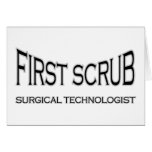 Surgical Technologist - First Scrub (black) cards