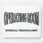 Surgical Technologist - Operating Room (black) mousepads
