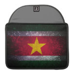 Suriname Flag Firework Sleeves For MacBooks