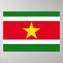 Suriname Flag Poster