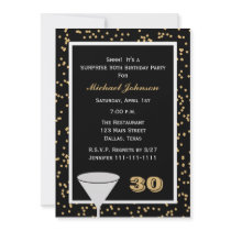 Surprise 30th Birthday Party Invitation