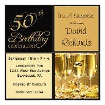 Surprise 50th Birthday Party Invitations on 50th Birthday Invitations  11 000  50th Birthday Invites