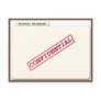 Surprise Confidential folder Invitation Post Card