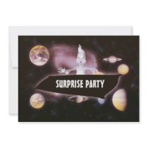 Surprise halloween birthday party personalised announcement