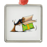 Surprise Me Airedale Welsh Terrier Christmas Tree Ornament