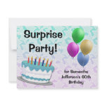 Surprise Party Birthday Invitation, 60th or Other