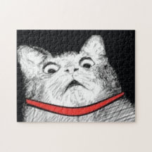 Surprised Cat Gasp Meme - Puzzle