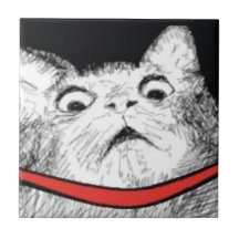 Surprised Cat Gasp Meme - Tile