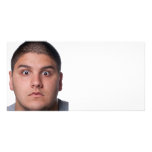 Surprised Man's Face photo cards