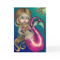 "Surprised Mermaid" Greeting Card
