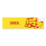 SURREAL bumper sticker bumper stickers