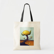 Surreal Lemon Tree Bag