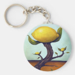Surreal Lemon Tree Key Chain