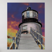 Surreal Owls Head Lighthouse