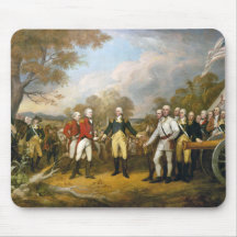 Surrender of General Burgoyne by John Trumbull Mousepad