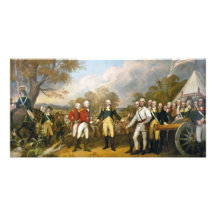 Surrender of General Burgoyne by John Trumbull Photo Card