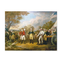 Surrender of General Burgoyne by John Trumbull Post Card