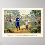 Surrender of General Johnston,  1865 posters
