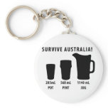 survive australia - beer keychains