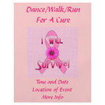 Survive Breast Cancer flyers