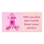 Survive Breast Cancer photo cards