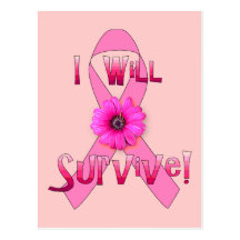 Survive Breast Cancer Post Card