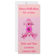 Survive Breast Cancer Rack Card Design