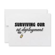 Surviving Our 1st Deployment Personalized Announcement