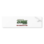 Surviving The Zombie Apocalypse Bumper Stickers