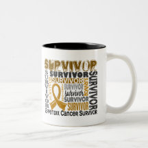 Survivor 10 Appendix Cancer Coffee Mug