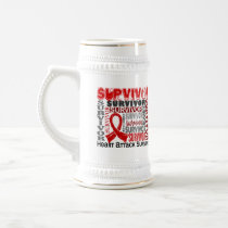 Survivor 10 Heart Attack Coffee Mugs